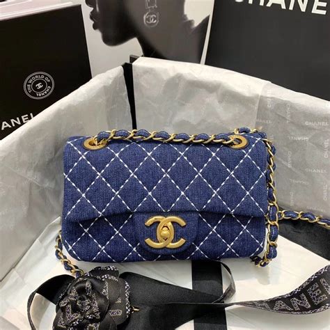 denim chanel bag 2020|real chanel denim bag.